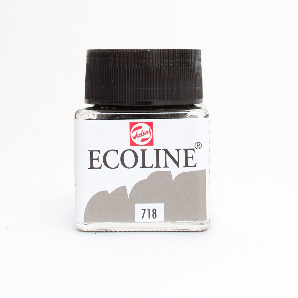 Ecoline, Liquid, Watercolor, 30ml, Jar, Warm Grey